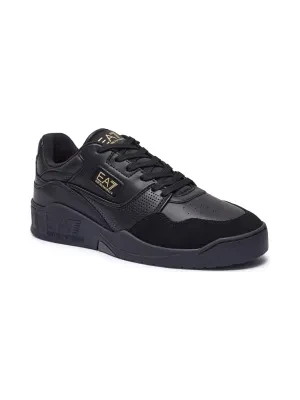 EA7 Skórzane sneakersy