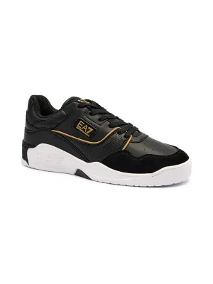 EA7 Skórzane sneakersy