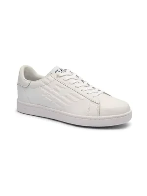 EA7 Skórzane sneakersy