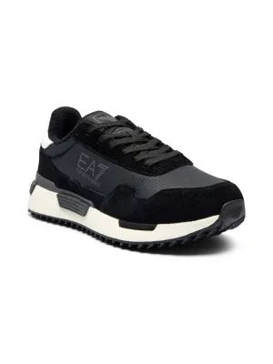 EA7 Skórzane sneakersy