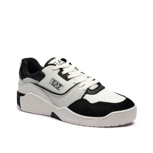 EA7 Skórzane sneakersy