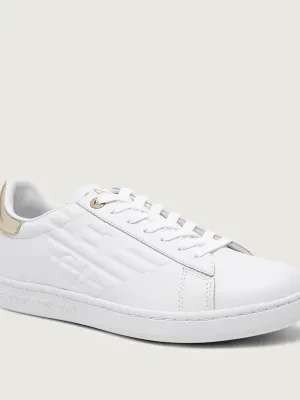 EA7 Skórzane sneakersy