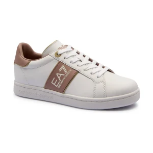 EA7 Skórzane sneakersy