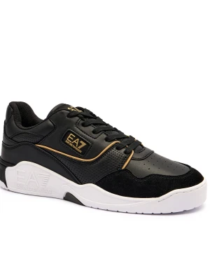 EA7 Skórzane sneakersy
