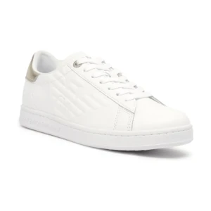 EA7 Skórzane trampki