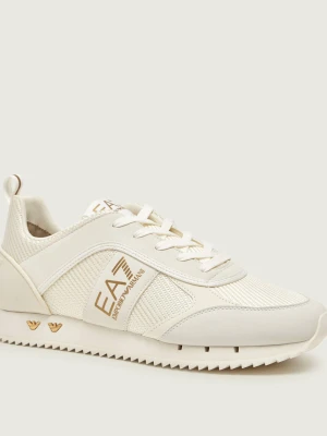 EA7 Sneakersy ecru