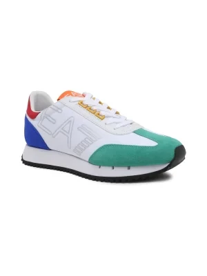 EA7 Sneakersy | z dodatkiem skóry