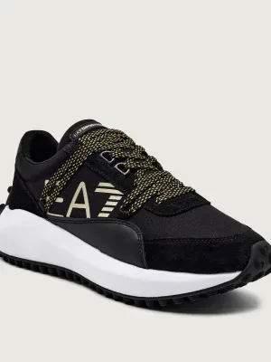 EA7 Sneakersy | z dodatkiem skóry