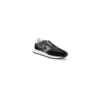 EA7 Sneakersy | z dodatkiem skóry czarny