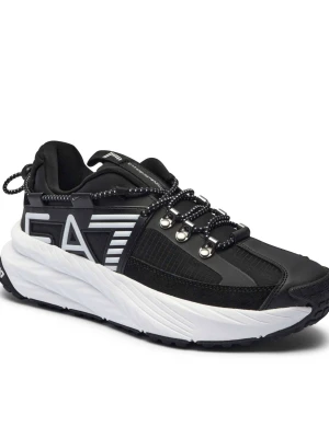 EA7 Sneakersy | z dodatkiem skóry czarny