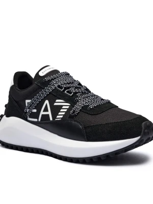 EA7 Sneakersy | z dodatkiem skóry