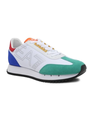 EA7 Sneakersy | z dodatkiem skóry biały