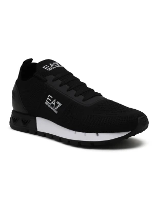 EA7 Sneakersy | z dodatkiem skóry czarny