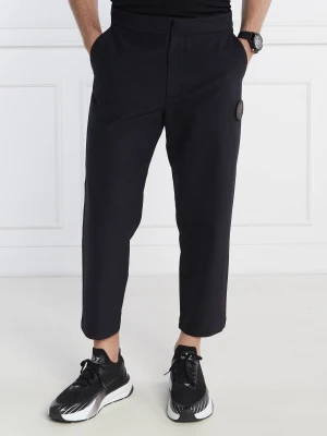 EA7 Spodnie chino | Regular Fit czarny