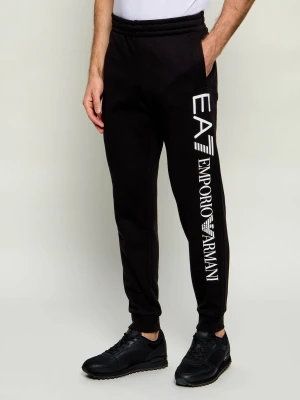 EA7 Spodnie dresowe | Regular Fit czarny