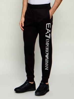 EA7 Spodnie dresowe | Regular Fit czarny