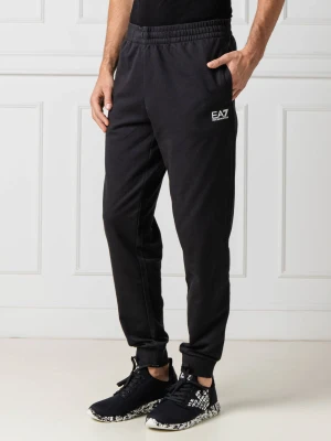 EA7 Spodnie dresowe | Regular Fit czarny