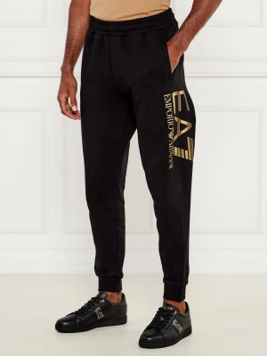 EA7 Spodnie dresowe | Regular Fit czarny