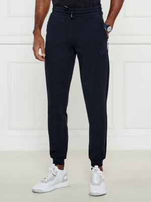EA7 Spodnie dresowe | Regular Fit granatowy