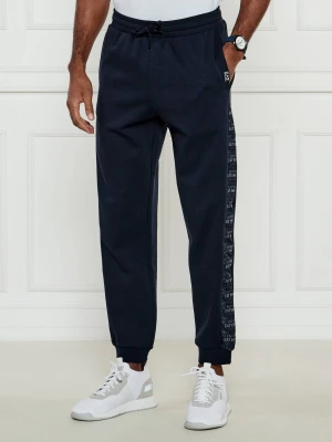 EA7 Spodnie dresowe | Regular Fit granatowy