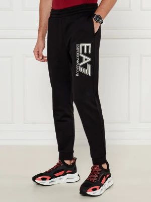 EA7 Spodnie dresowe | Regular Fit czarny