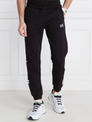 EA7 Spodnie dresowe | Regular Fit czarny