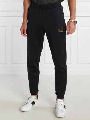 EA7 Spodnie dresowe | Regular Fit czarny