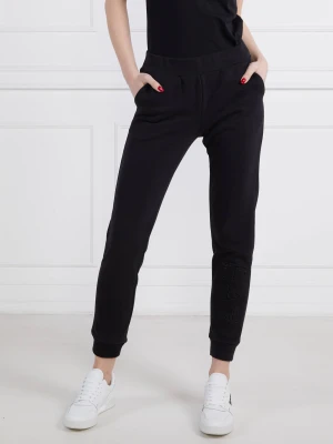 EA7 Spodnie dresowe | Regular Fit czarny
