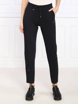 EA7 Spodnie dresowe | Regular Fit czarny