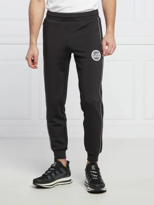 EA7 Spodnie dresowe | Regular Fit czarny