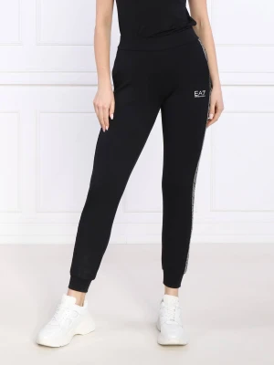 EA7 Spodnie dresowe | Slim Fit czarny