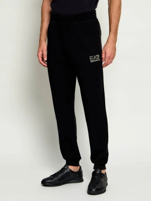 EA7 Spodnie dresowe | Slim Fit czarny