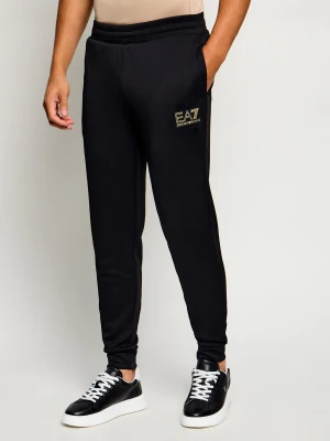 EA7 Spodnie dresowe | Slim Fit czarny