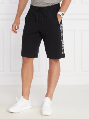 EA7 Szorty BERMUDA | Regular Fit czarny
