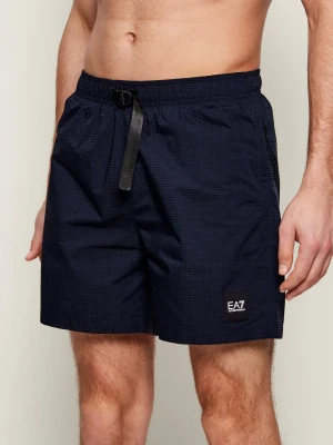 EA7 Szorty kąpielowe | Regular Fit granatowy