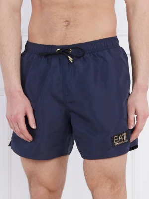EA7 Szorty kąpielowe | Regular Fit granatowy