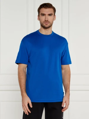 EA7 T-shirt | Loose fit niebieski