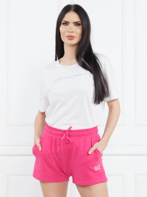 EA7 T-shirt | Oversize fit biały