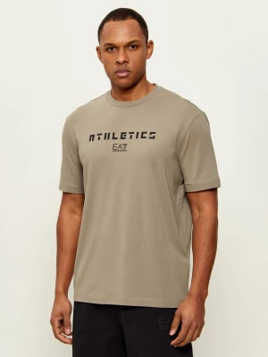 Zdjęcie produktu EA7 T-shirt | Regular Fit beżowy