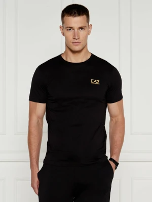 EA7 T-shirt | Regular Fit czarny