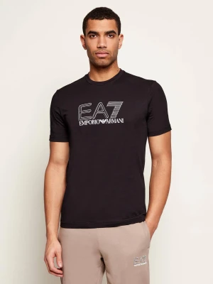 EA7 T-shirt | Regular Fit czarny