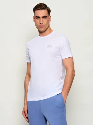 EA7 T-shirt | Regular Fit biały