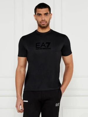 EA7 T-shirt | Regular Fit czarny