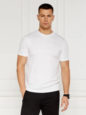 EA7 T-shirt | Regular Fit biały