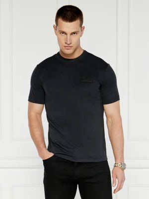 EA7 T-shirt | Regular Fit grafitowy