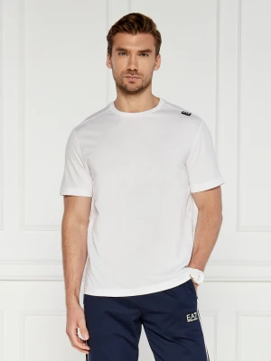 EA7 T-shirt | Regular Fit biały
