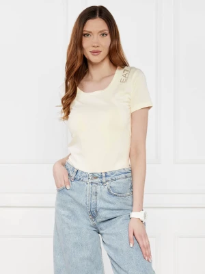 EA7 T-shirt | Regular Fit ecru
