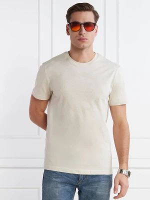 EA7 T-shirt | Regular Fit beżowy