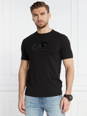 EA7 T-shirt | Regular Fit czarny