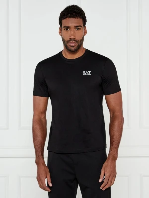 EA7 T-shirt | Regular Fit czarny
